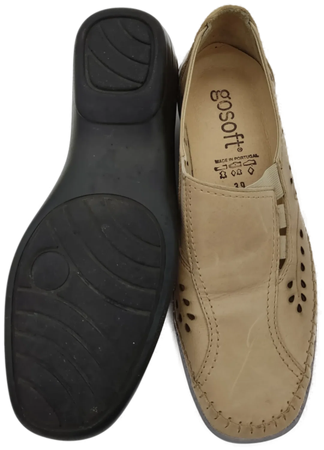 go soft Damen Slipper hellbraun - Gr. 39 – Bild 3