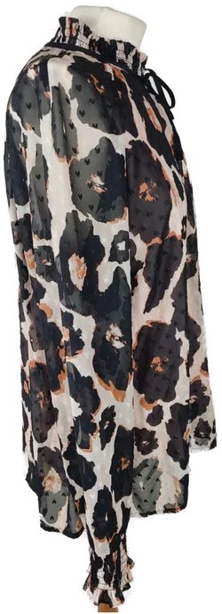 Comma Langarmshirt Animal-Print Gr. 44 | Design-Liebling - Bild 3