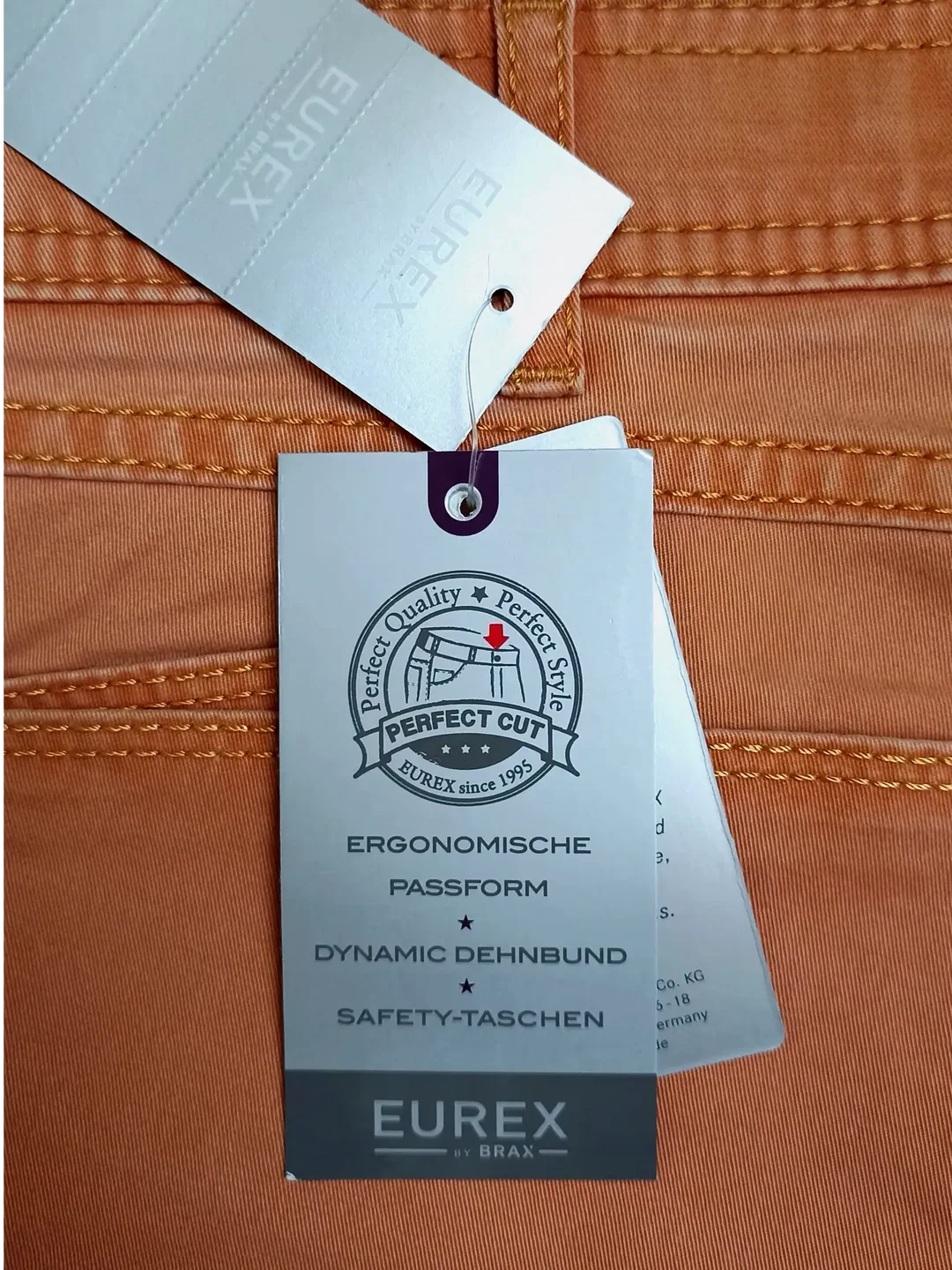 Eurex by Brax Herren Jeans orange Gr. 28U – Bild 4