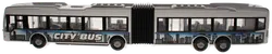 Dickie City Express Bus – Gelenkbus – ca. 45,5 cm – Weiß/Schwarz – Türen zu öffnen - Bild 3