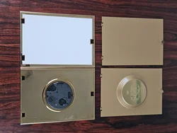  Aufklappbare Vintage Tischuhr von Howard Miller – Vorschau 4