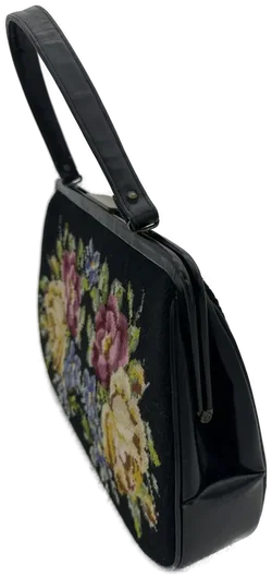 Vintage-Gobelin Handtasche- aus den 1950er Jahren – Vorschau 2