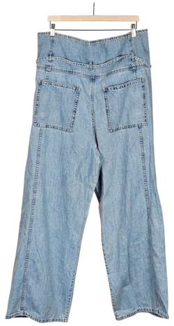 ZARA Damen Jeanshose, blau - Gr. XXXL - Bild 2