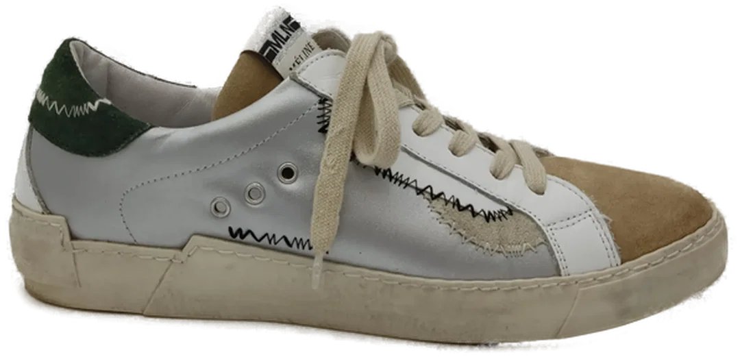 Méliné Damen Sneaker silber/beige - 41 – Bild 2