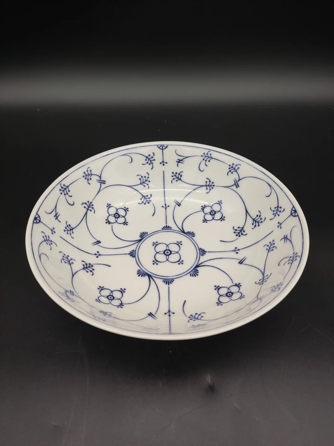 9 teiliges Service / Form Marienbad Ingres Weiss / Indisch Blau / Strohblume  – Bild 11