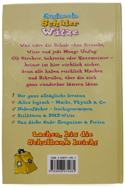 Buch "Endcoole Schüler-Witze" - Friederike Fuchs – Bild 2