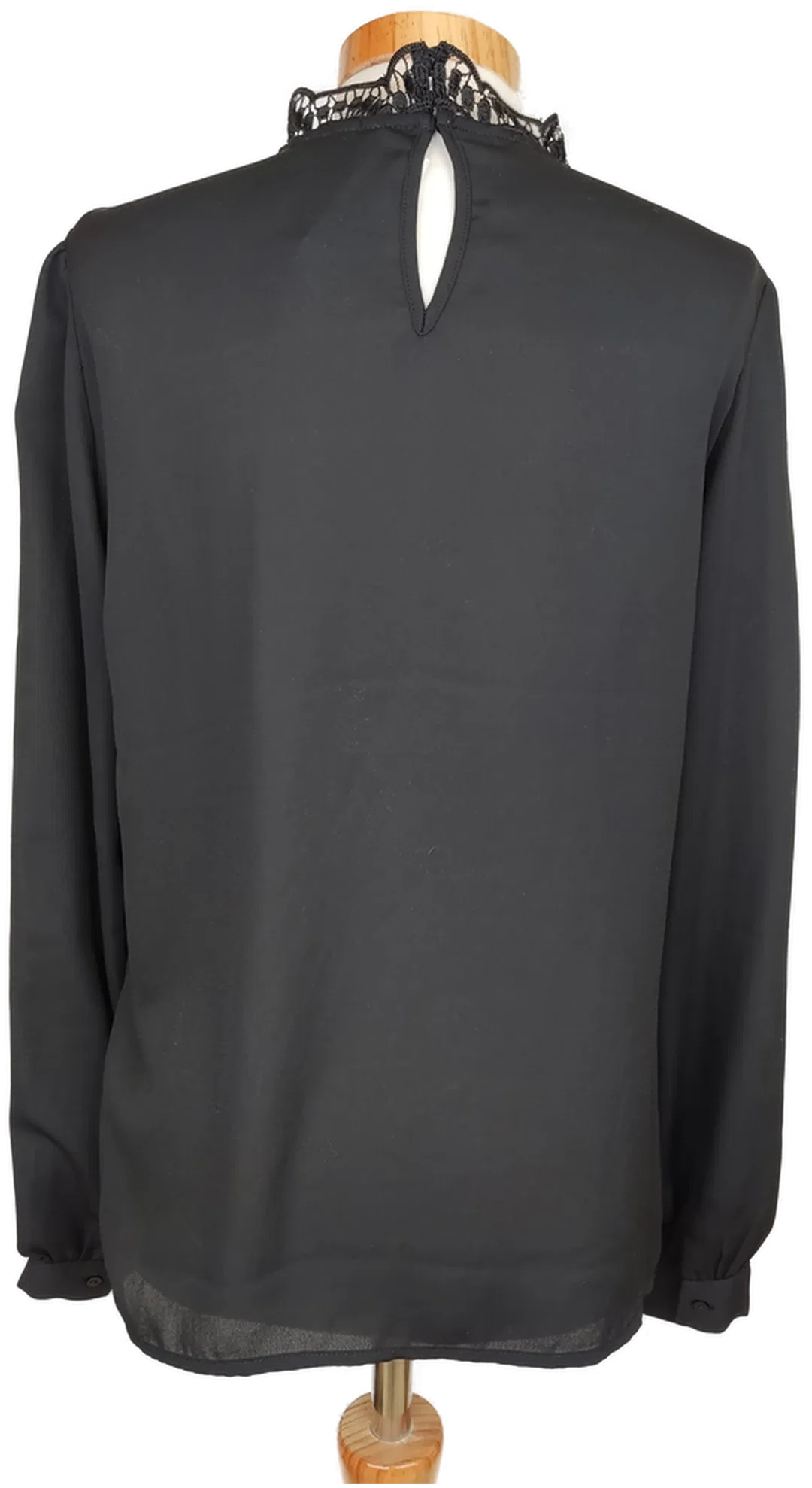 Vero Moda Damen Bluse mit Spitze schwarz - S/36 – Bild 2