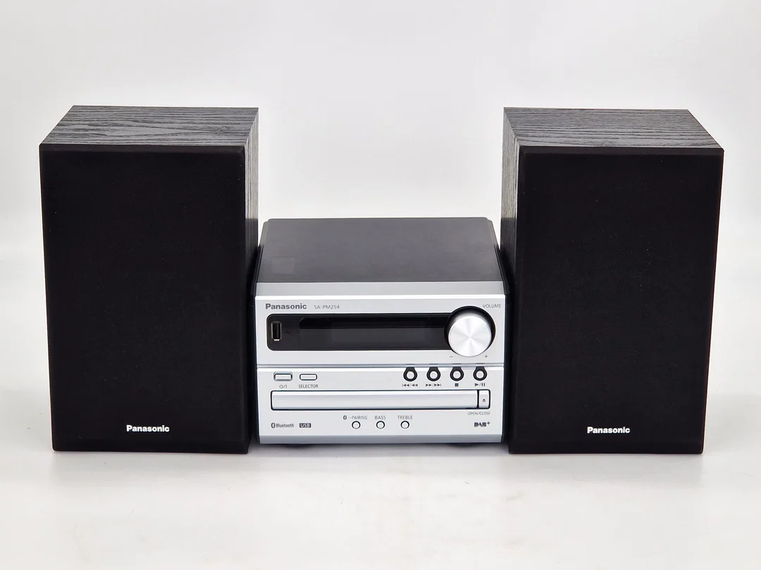 Panasonic SC-PM254 Micro HiFi System (DAB+, CD, Bluetooth, USB) - Schwarz/Silber - Bild 4