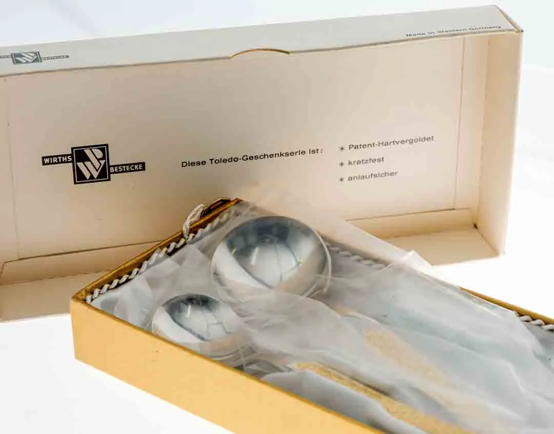 Wirths Bestecke „Toledo“-Geschenkserie Nr. 210 – 2-tlg. Sahnegarnitur – Bild 3