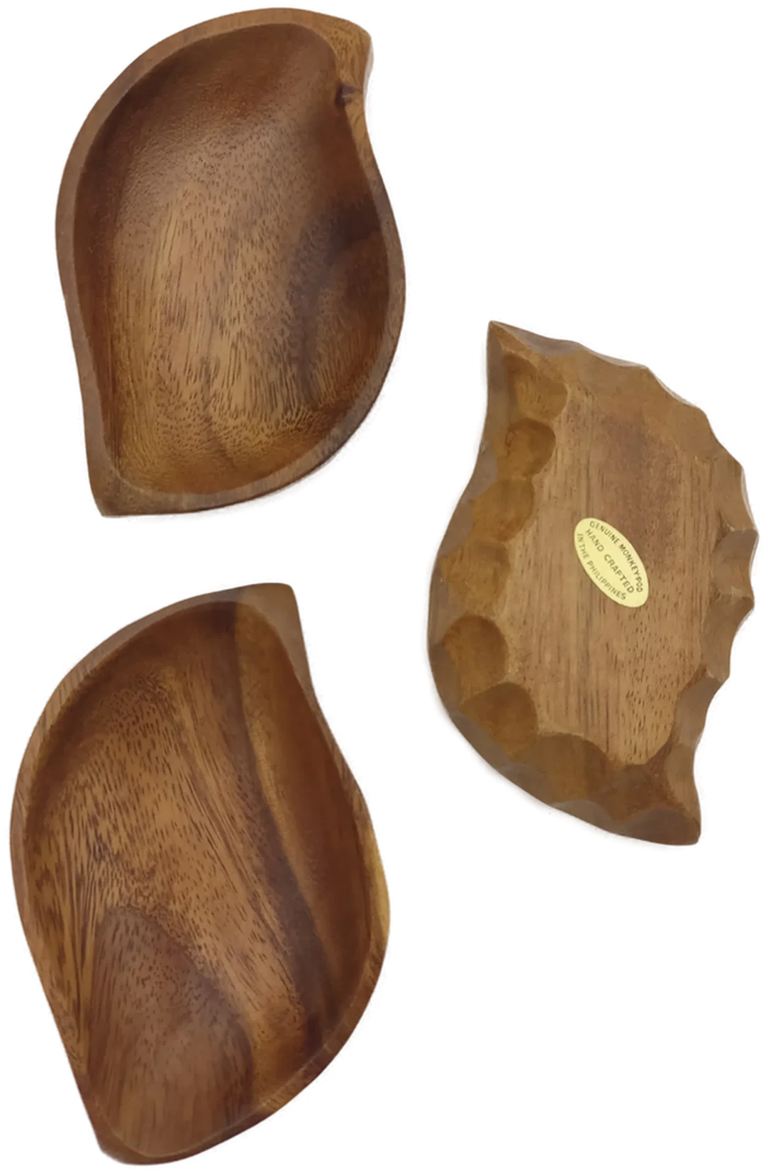 Philippinische Regenbaumholz (Monkeypod) Schalen 3er-Set | Tropisches Unikat - Bild 1