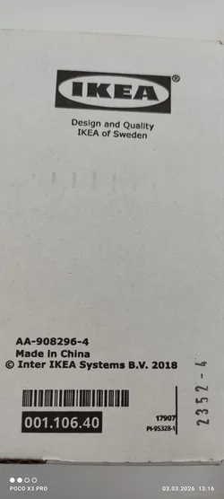 IKEA Stehleuchte Aluminium Chrom-Effekt | Neu Mit Etikett - Bild 2