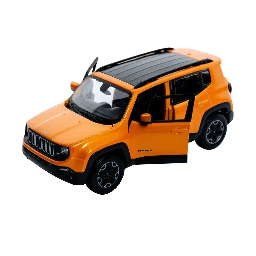 Jeep Renegade Modellauto orange, ca. 17 cm, SUV-Design - Bild 1
