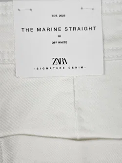 ZARA Damen Jeanshose, weiß - Gr. L / 40 – Vorschau 5