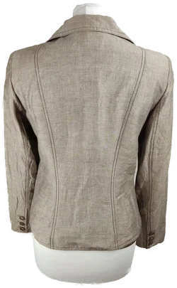 Damen Blazer Taifun Leinen Größe 36 | Leinenliebe – Vorschau 3