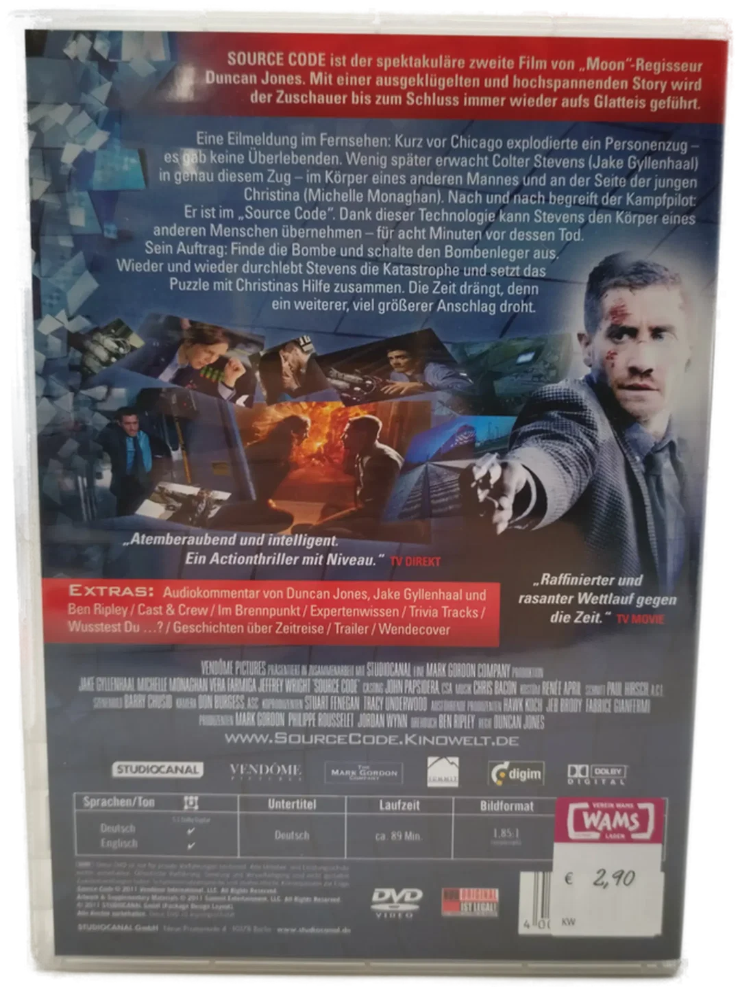 Source Code - DVD / FSK 16 – Bild 2