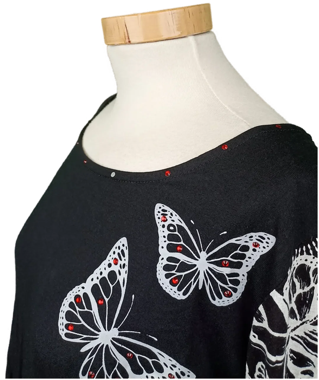 Desigual Damen Midikleid schwarz mit Pailletten gemustert Gr. L – Bild 3