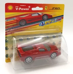 Hot Wheels Shell V-Power Ferrari F50 Modellauto Maßstab 1:38 (OVP)