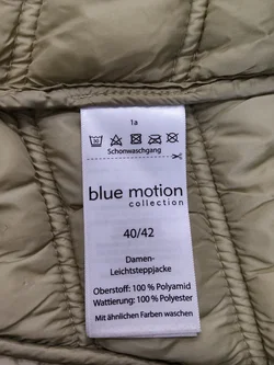 Blue Motion Steppjacke Damen | Olivgrün Und Casual – Vorschau 4