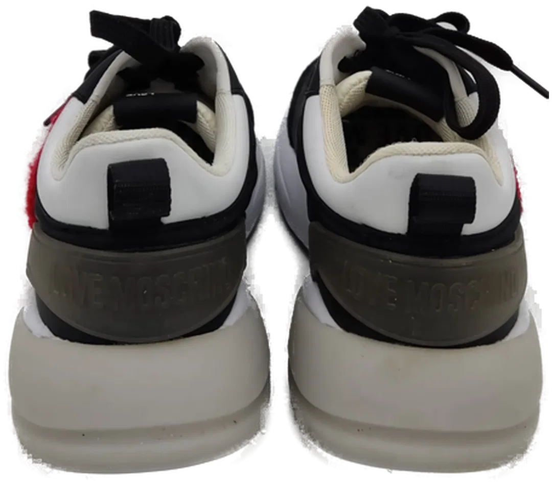 Moschino Damen Sneakers schwarz/grau Gr. 38 – Bild 3