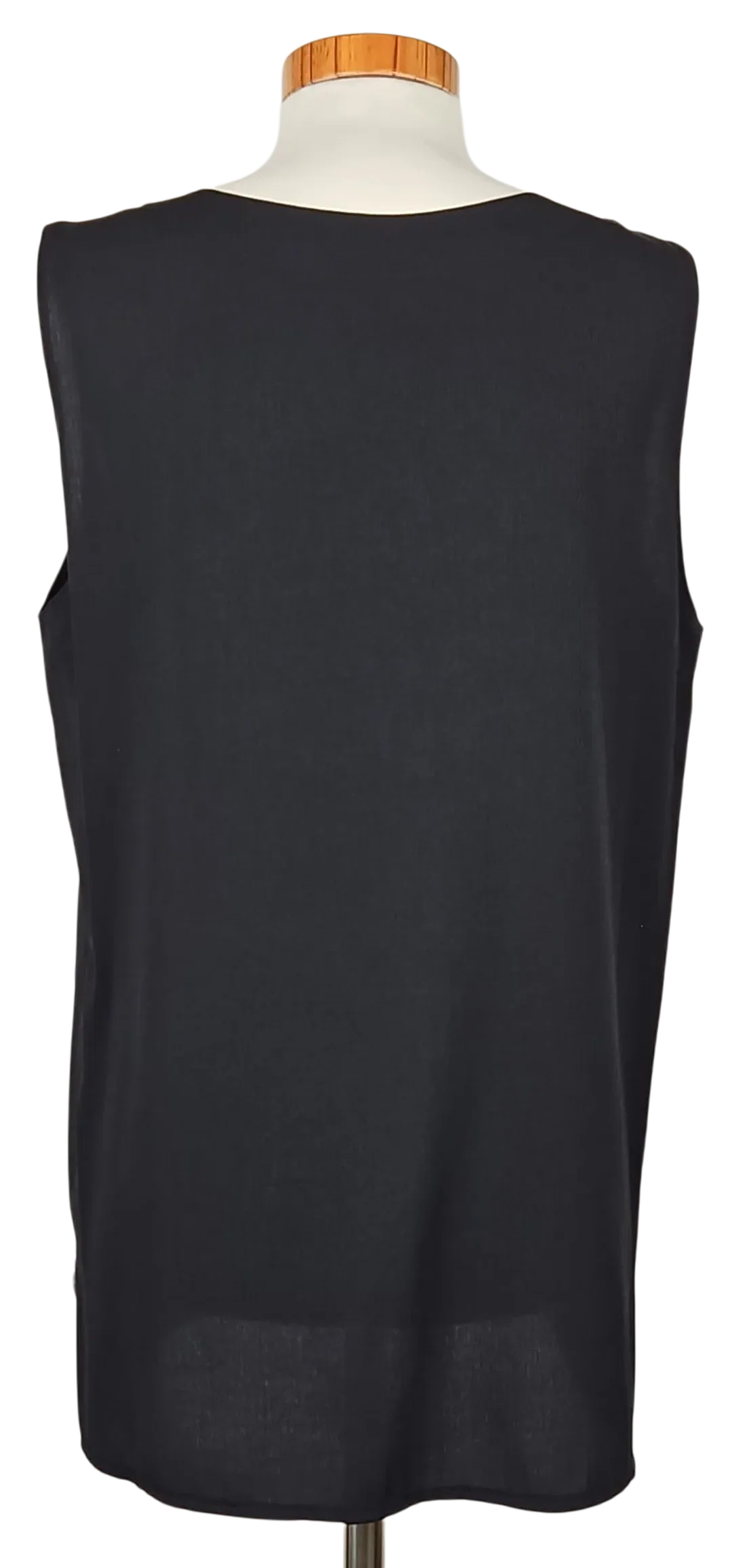 Rena Moden Vintage Damen Top, schwarz - Gr. L  – Bild 2