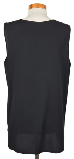 Rena Moden Vintage Damen Top, schwarz - Gr. L  - Bild 2