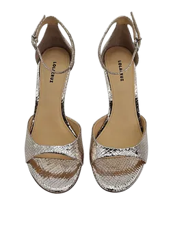 LOLACRUZ Damen Highheels, gold - Gr. 39 - Bild 4