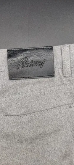 Brioni Herren Hose grau Gr. 36 - Bild 4
