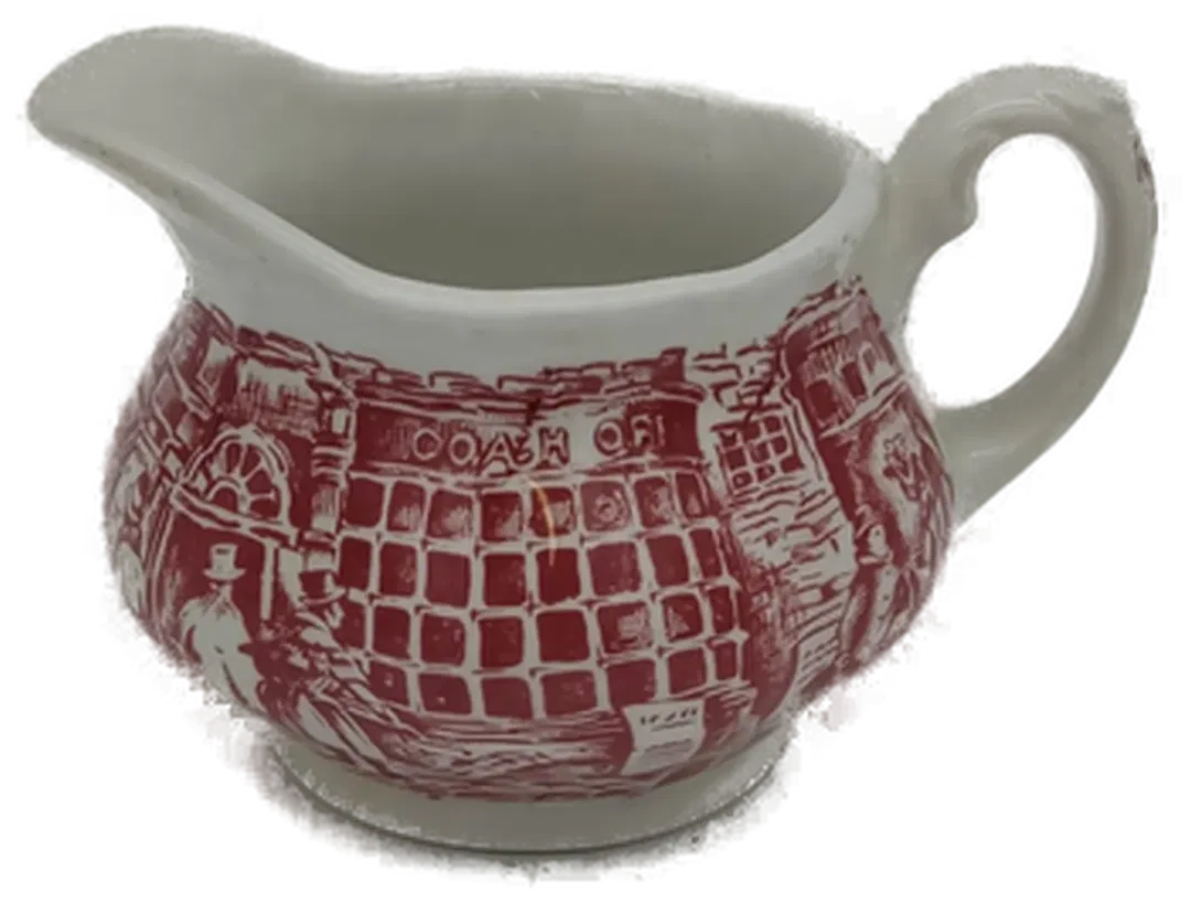 Royal Tudor Milchkännchen rot England - Bild 4