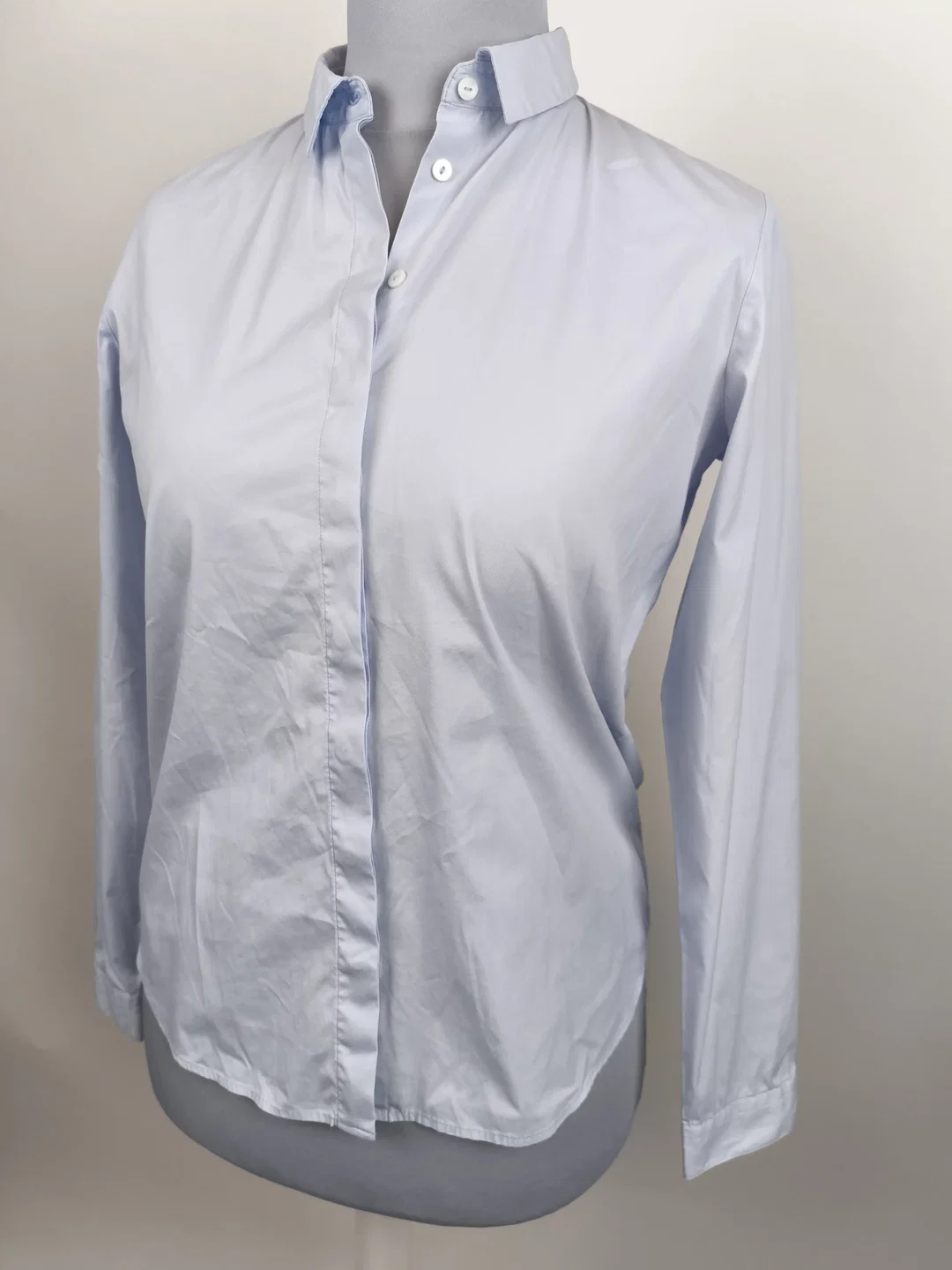 1863 by Eterna, Hemdbluse hellblau, Gr. 38 – Bild 3