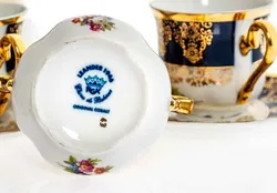 Leander 1946 China de Boheme Tee Kaffee mit Zuckerschüssel - Bild 3