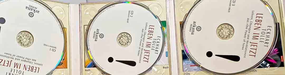 Eckhart Tolle – Leben im Jetzt Hörbuch 3 CDs Arkana Audio – Bild 2