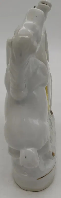 Kaminuhr/Tischuhr  2 Pferde Porzellan/Keramik - Bild 2