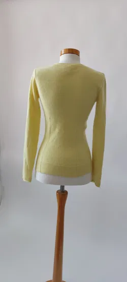 Damenpullover, pastellgelb - Gr. 34 - Bild 2