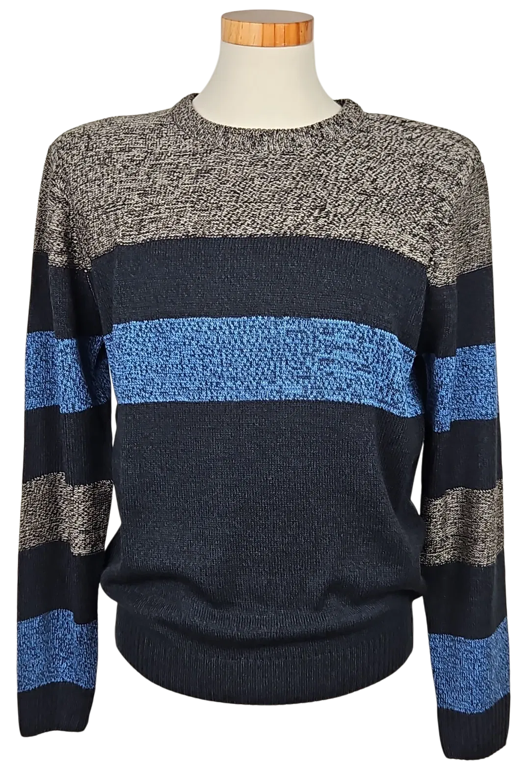Vintage Herren Strickpullover, multicolor - Gr. M  - Bild 1